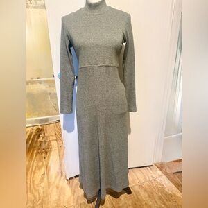 Victoria’s Secret Moda International waffle knit sweater dress mock neck